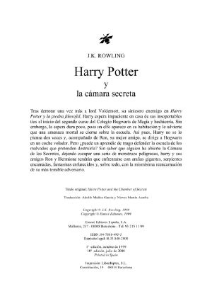 [Harry Potter 02] • Harry Potter 2